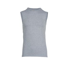 BSM 40603 Gri Modal Sıfır Yaka Dip Erkek Kol Atlet