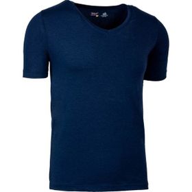 BSM 41603 Lacivert Modal V Yaka Kısa Kol Erkek Body