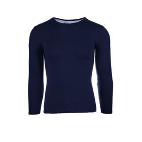 BSM 42903 Lacivert Uzun Kol Sıfır Yaka Modal Unısex Body