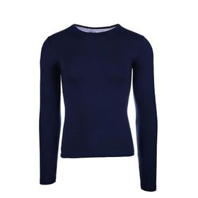 BSM 42903 Lacivert Uzun Kol Sıfır Yaka Modal Unısex Body