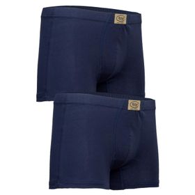 BSM 44203 2'li Stretch Lacivert Kısa Erkek Boxer