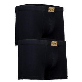 BSM 44203 2'li Stretch Siyah Kısa Erkek Boxer