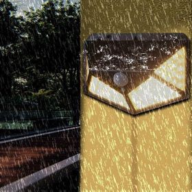 BSSM 100 Led'li Sarı Gün Işığı Hareket Sensörlü Güneş Enerjili Dış Mekan Bahçe Led Aydınlatma