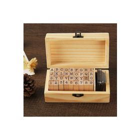 BSSM 38 Parça Eğitici Ahşap Retro Damga Mühür Seti