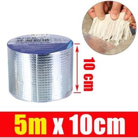 BSSM 5 mt x 10 cm Çamur Bant Alüminyum İzolasyon Tamir Çatlak Bantı