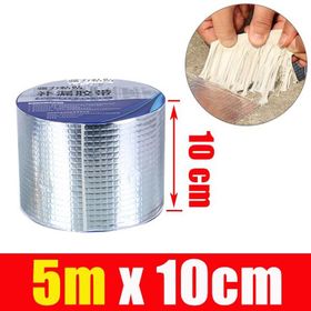BSSM 5 mt x 10 cm Çamur Bant Alüminyum İzolasyon Tamir Çatlak Bantı