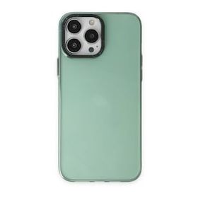 BSSM Anka PC Sert Metal Kapak - Yeşil iPhone 14 Pro Kılıf
