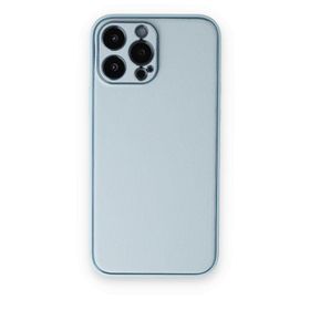 BSSM Coco Deri Silikon Kapak - Sky Blue iPhone 14 Pro Kılıf