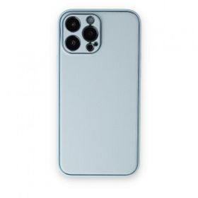 BSSM Coco Deri Silikon Kapak - Sky Blue iPhone 14 Pro Kılıf