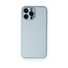 BSSM Coco Deri Silikon Kapak - Sky Blue iPhone 14 Pro Kılıf