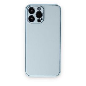 BSSM Coco Deri Silikon Kapak - Sky Blue iPhone 14 Pro Kılıf