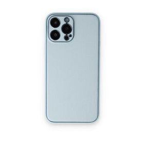 BSSM Coco Deri Silikon Kapak - Sky Blue iPhone 14 Pro Kılıf