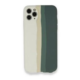 BSSM Ebruli Lansman Silikon - Beyaz Gri iPhone 11 Pro Kılıf