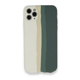 BSSM Ebruli Lansman Silikon - Beyaz Gri iPhone 11 Pro Kılıf