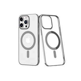BSSM Element Magneticsafe Sert Kapak - Gümüş iPhone 14 Pro Max Kılıf