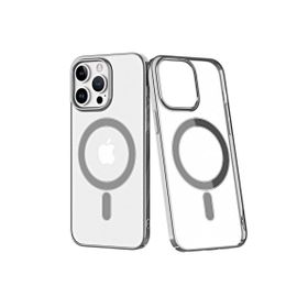 BSSM Element Magneticsafe Sert Kapak - Gümüş iPhone 14 Pro Max Kılıf