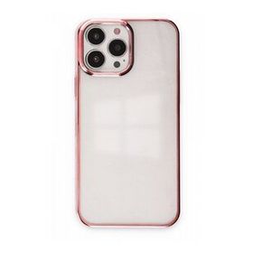 BSSM Element Silikon - Pembe iPhone 13 Pro Max Kılıf
