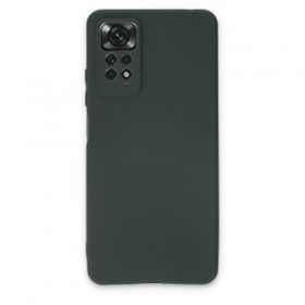BSSM First Silikon - Koyu Yeşil Xiaomi Redmi Note 11 Pro Kılıf