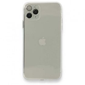 BSSM Fly Lens Silikon - Şeffaf iPhone 11 Pro Kılıf