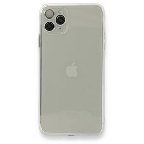 BSSM Fly Lens Silikon - Şeffaf iPhone 11 Pro Max Kılıf