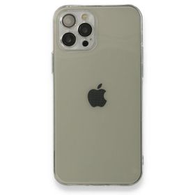 BSSM Fly Lens Silikon - Şeffaf iPhone 12 Pro Kılıf