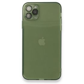 BSSM Fly Lens Silikon - Yeşil iPhone 11 Pro Max Kılıf
