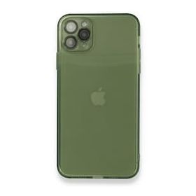 BSSM Fly Lens Silikon - Yeşil iPhone 11 Pro Max Kılıf