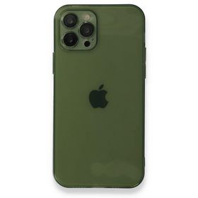 BSSM Fly Lens Silikon - Yeşil iPhone 12 Pro Kılıf