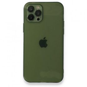 BSSM Fly Lens Silikon - Yeşil iPhone 12 Pro Kılıf
