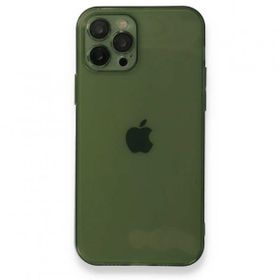 BSSM Fly Lens Silikon - Yeşil iPhone 12 Pro Kılıf