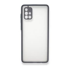 BSSM Gri Samsung Galaxy A71 Montreal Silikon Kapak Kılıf