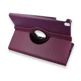 BSSM iPad 10.2 7. Nesil 360 Tablet Deri Mürdüm Kılıf