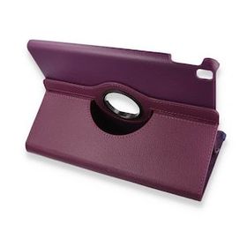 BSSM iPad 10.2 7. Nesil 360 Tablet Deri Mürdüm Kılıf