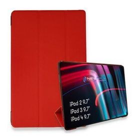 BSSM iPad 4 9.7 Tablet Smart Kırmızı Kılıf