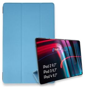 BSSM iPad 4 9.7 Tablet Smart Mavi Kılıf
