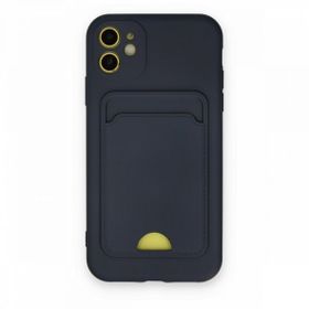 BSSM iPhone 11 Kelvin Kartvizitli Silikon Lacivert Kılıf