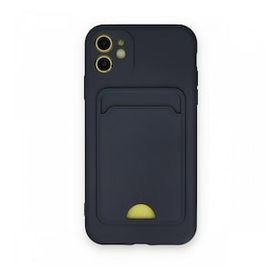 BSSM iPhone 11 Kelvin Kartvizitli Silikon Lacivert Kılıf