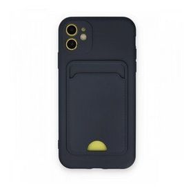 BSSM iPhone 11 Kelvin Kartvizitli Silikon Lacivert Kılıf