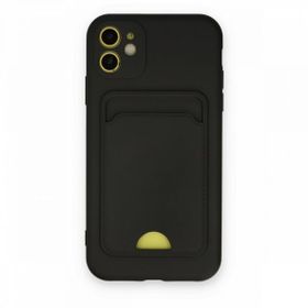 BSSM iPhone 11 Kelvin Kartvizitli Silikon Siyah Kılıf