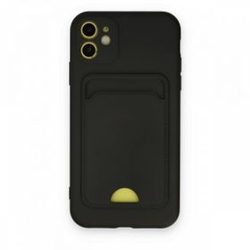 BSSM iPhone 11 Kelvin Kartvizitli Silikon Siyah Kılıf