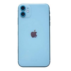 BSSM iPhone 11 Mavi Neon Fosforlu Kamera Lens