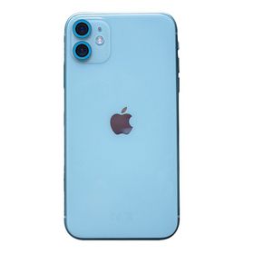 BSSM iPhone 11 Mavi Neon Fosforlu Kamera Lens