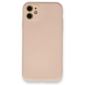 BSSM iPhone 11 Nano İçi Kadife Silikon Pudra Kılıf