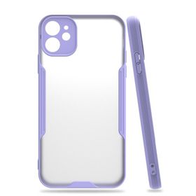 BSSM iPhone 11 Platin Silikon Lila Kılıf