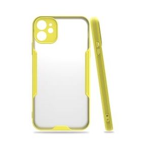 BSSM iPhone 11 Platin Silikon Sarı Kılıf