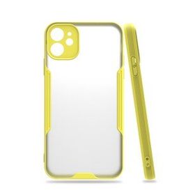 BSSM iPhone 11 Platin Silikon Sarı Kılıf