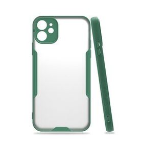 BSSM iPhone 11 Platin Silikon Yeşil Kılıf