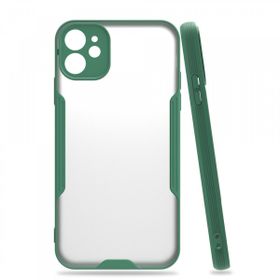 BSSM iPhone 11 Platin Silikon Yeşil Kılıf