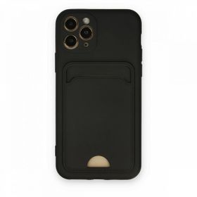 BSSM iPhone 11 Pro Kelvin Kartvizitli Silikon Siyah Kılıf