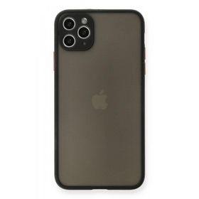 BSSM iPhone 11 Pro Max Montreal Silikon Kapak Siyah Kılıf